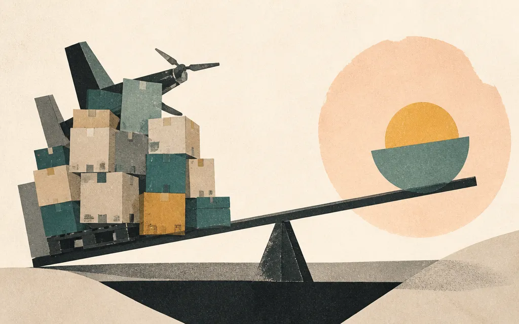 Editorial illustration for “AeroVironment's margin rebound got a non-cash assist as inventory jumped 76%”