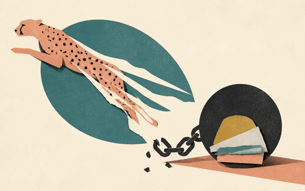 Editorial illustration for “Ciena's margins surged as its stock traded at 417.5 times earnings”